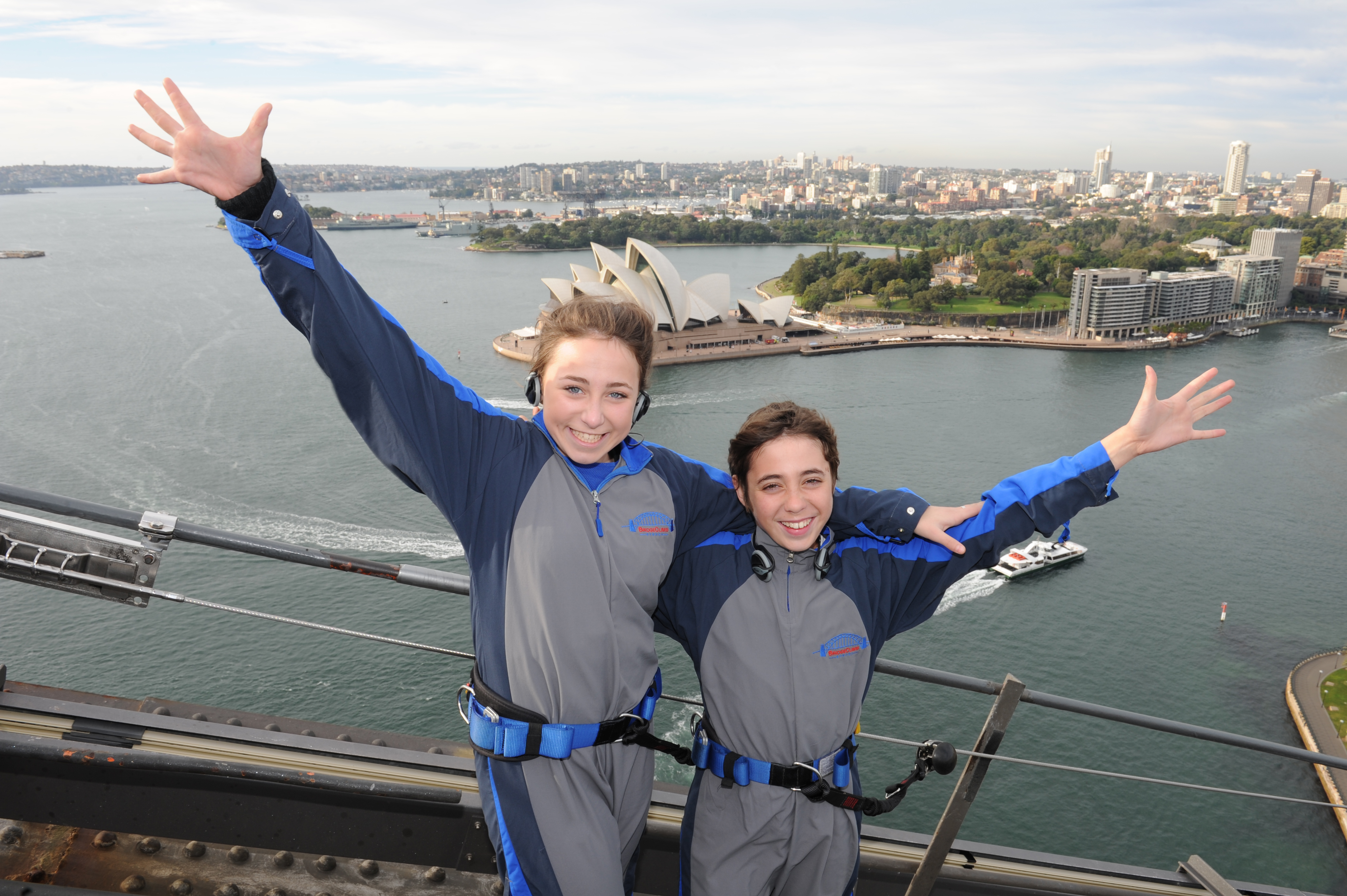 BridgeClimb offers a city view