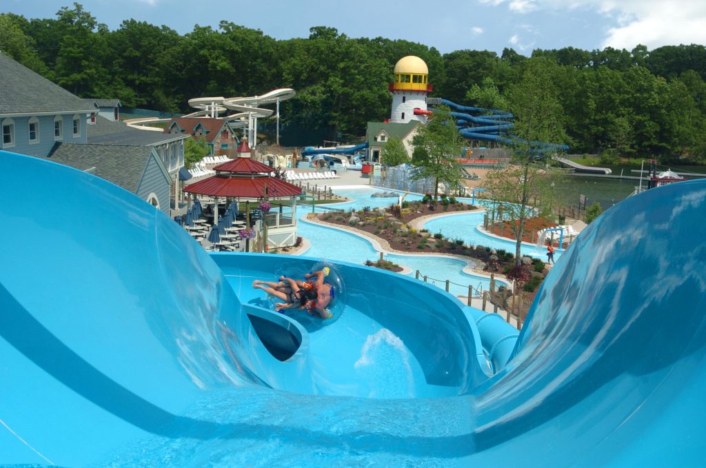Lake Compounce waterslide fun.